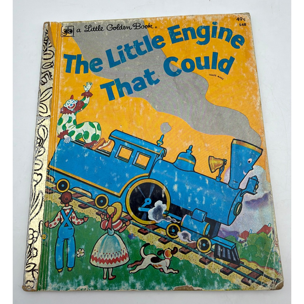 Little Golden Book The Little Engine That Could 1976 Ninth Printing Watty Piper